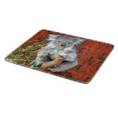 Koala Snack Time Glass Chopping Board Schneidebrett (Ecke)