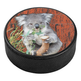 Koala Snack Time Hockey Puck