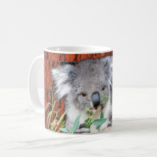 Koala Snack Time Kaffeetasse (Vorderseite Links)