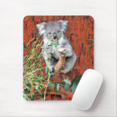 Koala Snack Time Mouse Pad Mousepad (Mit Mouse)