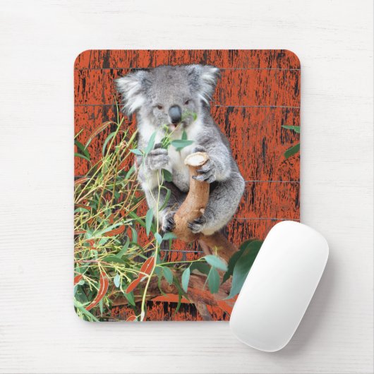 Koala Snack Time Mouse Pad Mousepad (Mit Mouse)