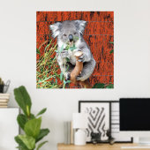 Koala Snack Time Poster (Heimbüro)