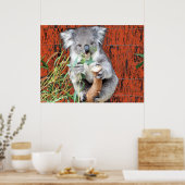 Koala Snack Time Poster (Küche)