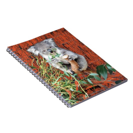 Koala Snack Time Spiral Notebook Notizblock (Rechte Seite)