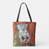 Koala Snack Time Tote Bag Tasche (Rückseite)
