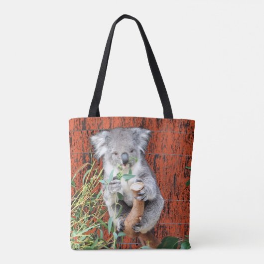 Koala Snack Time Tote Bag Tasche (Rückseite)