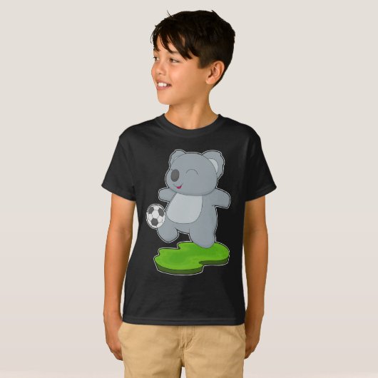 Koala Soccer player Soccer T-Shirt (Vorne ganz)