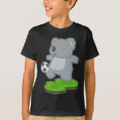 Koala Soccer player Soccer T-Shirt (Vorderseite)
