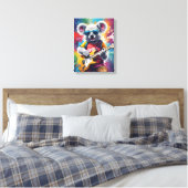 Koala spielt Gitarre, Rock Graffiti Leinwanddruck (Insitu (Schlafzimmer))