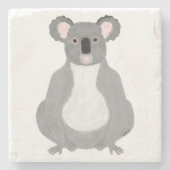 Koala Stone Untersetzer (Vorderseite)