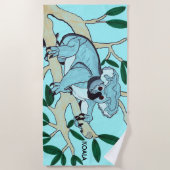Koala-Stranddecke Strandtuch (Vorderseite)