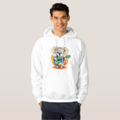 Koala Strumming eine Gitarre Hoodie (Vorne ganz)