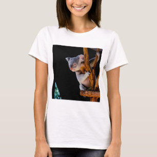Koala süß im Baum grau T-Shirt