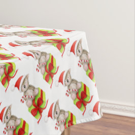 Koala Süßwarengeschenk Aquarell Weihnachtskunst Tischdecke