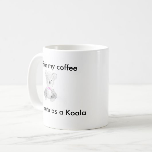 Koala-Tasse Kaffeetasse (Vorderseite Links)
