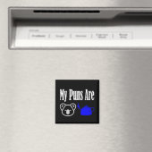 Koala Tea Puns Funny Magnet (In Situ (Geschirrspüler))