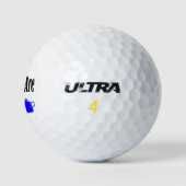 Koala Tea Puns Vater Joke Pun Golfball (Logo)