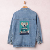 Koala-Tech-Support – Illustration eines süßen Help Jeansjacke (Hangar)