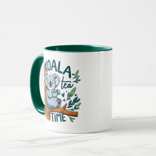 Koala Teezeit Tasse (Vorderseite Links)