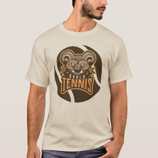 Koala Tennis T-Shirt (Vorderseite)