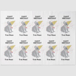 Koala - Tiere mit einem Party Jungen Mädchen Name Seidenpapier