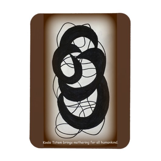 Koala Totem Magnet (Vertikal)