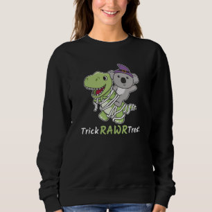 Koala Trick Rawr Leckerei T-rex Mummy Costume Sweatshirt