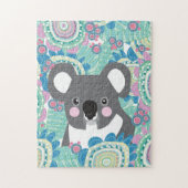 Koala Tropical Bloom Puzzle (Vertikal)