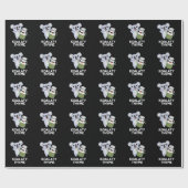 Koala-ty Thyme Funny Koala Thyme Pun Dark BG Geschenkpapier (Flach)