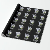 Koala-ty Thyme Funny Koala Thyme Pun Dark BG Geschenkpapier (Ungerollt)