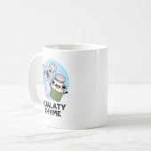 Koala-ty Thyme Funny Koala Thyme Pun Kaffeetasse (Vorderseite Links)