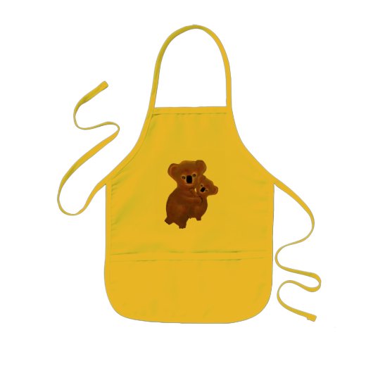 Koala-Umarmungen Kinderschürze (Vorne)