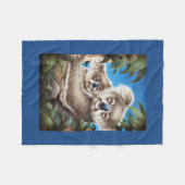 Koala und Baby Fleecedecke (Vorderseite (Horizontal))