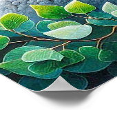 Koala und Baby Joey in einer Baummalerei Poster (Ecke)