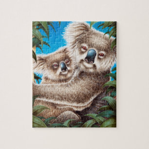 Koala-und Baby-Puzzlespiel Puzzle