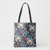 Koala und Berry Pattern Tasche (Vorderseite)