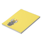 Koala und Butterfly Notizblock (Rotiert)