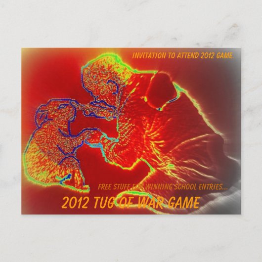 Koala und Feuerwehrmann Einladungspostkarte (Vorderseite)