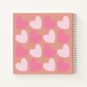 Koala und Hearts Kid Handwriting Notebook Notizblock (Rückseite)