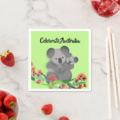 Koala und Joey Serviette (Beispiel)