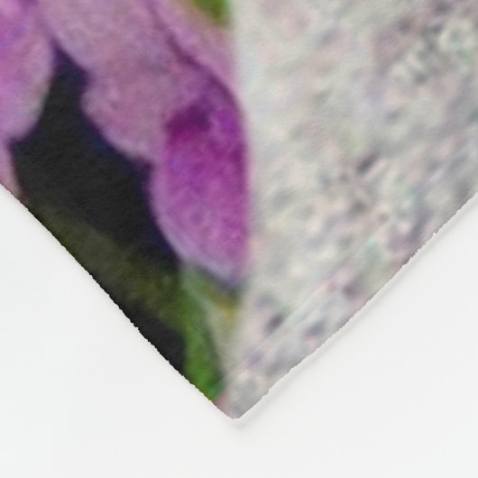 Koala und Orchideen Fleecedecke (Ecke)