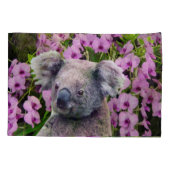 Koala und Orchideen Kissenbezug (Rückseite)