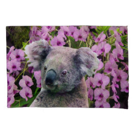 Koala und Orchideen Kissenbezug