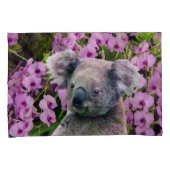 Koala und Orchideen Kissenbezug (Vorderseite-Rechts)