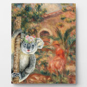 Koala und Renoir's Farmhouse Fotoplatte (Vorderseite)