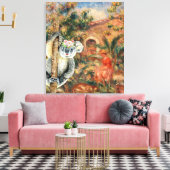 Koala und Renoir's Farmhouse Leinwanddruck (Insitu (Wohnzimmer))
