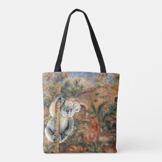 Koala und Renoir's Farmhouse Tasche (Rückseite)