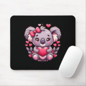 Koala Valentinstag Herzen Bär Mousepad (Mit Mouse)