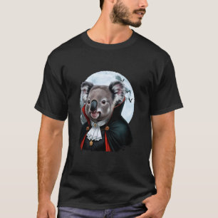 Koala Vampir. Lustiger Vamp Halloween Karneval Par T-Shirt