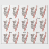 Koala verpacktes Papier Geschenkpapier (Flach)